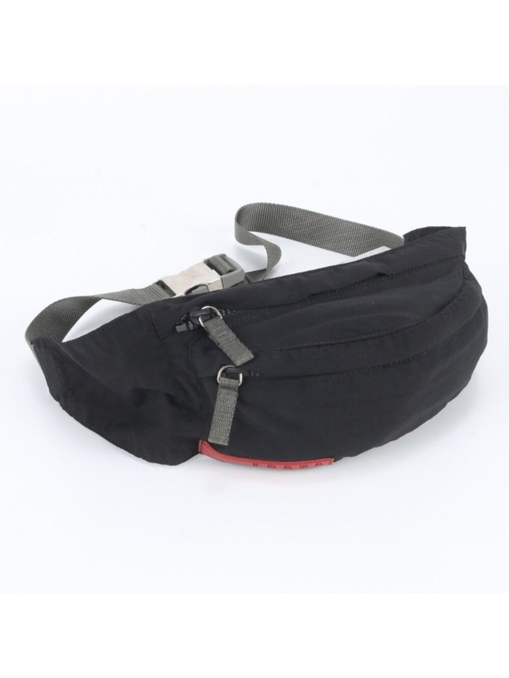 Prada Sports Belt Bag Crossbody Body Waist Pouch Shoulder Black